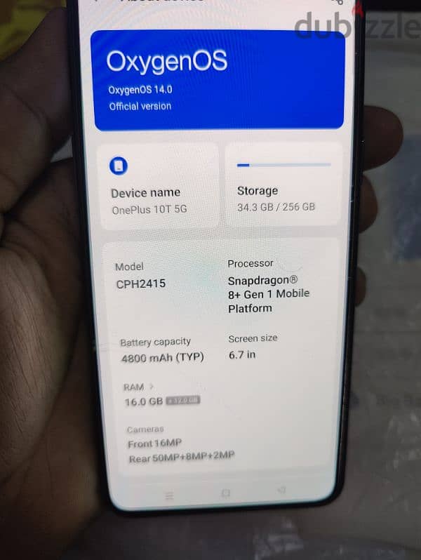 OnePlus 10T 16gb / 256gb 1