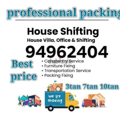 house shifting service and villa offices store shift all oman