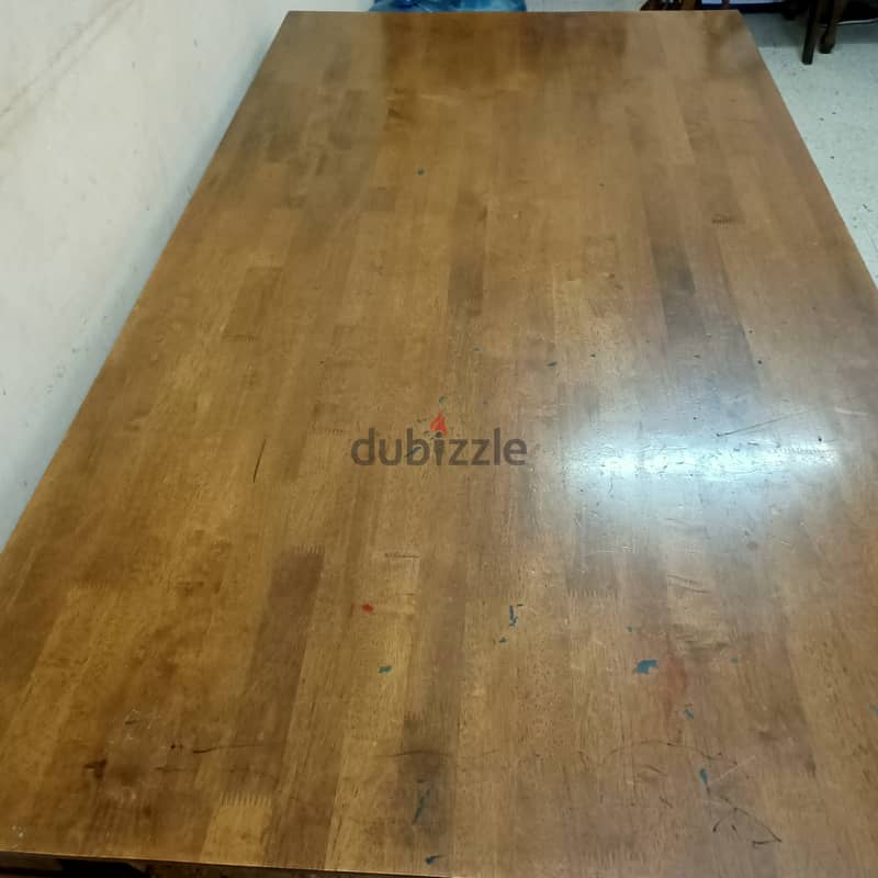 Dining Table Malaysian 6 Seater ize 165 X 90 cm & Free Washing Machine 2