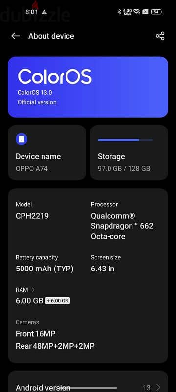 oppo A74 3