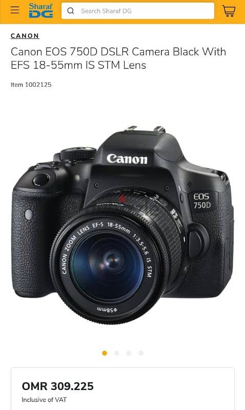 Canon EOS 750 D 1