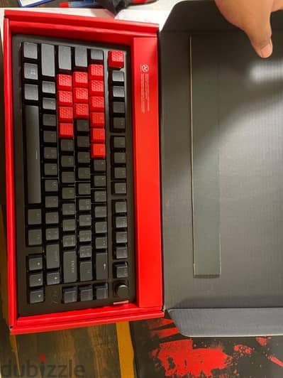 hyperx alloy rise 75 + green mechanical swtiches | gaming keyboard