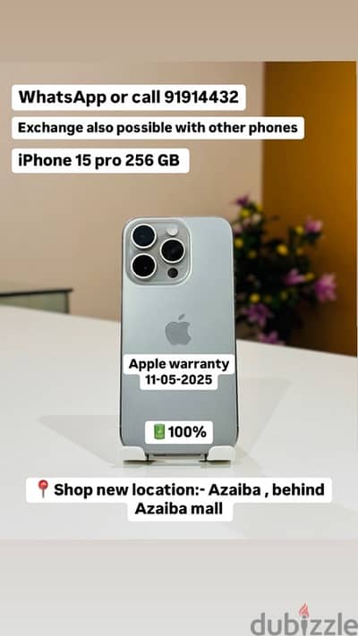 iPhone 15 pro 256 GB very good condition