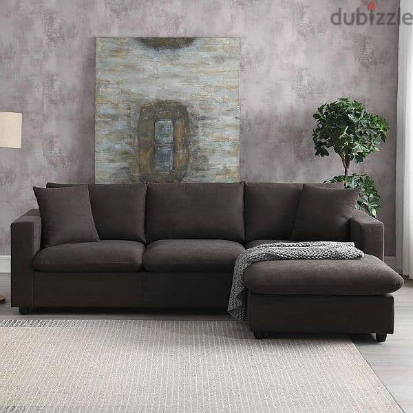 brand new l shape sofa with bad 0