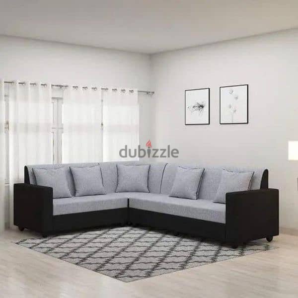 brand new l shape sofa with bad 2