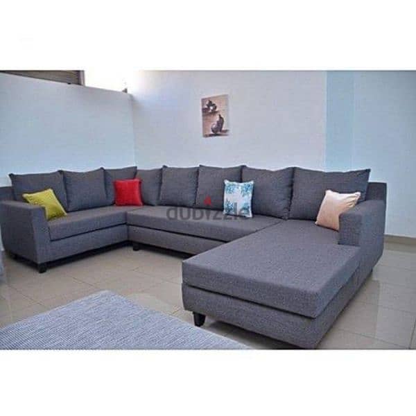 brand new l shape sofa with bad 3