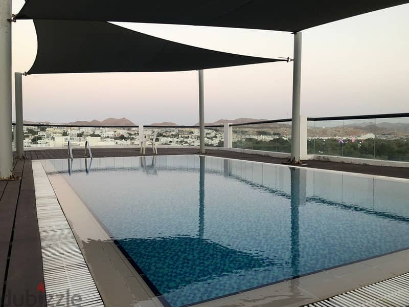 6Me6-Modern 2bhk flat for rent with sharing pool in Qurum 9