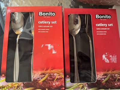 6 Spoons + 6 Forks stainless new