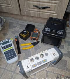 splicing machine and otdr for sale also printer, vfl light 0