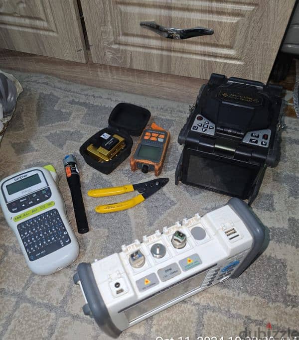 splicing machine and otdr for sale also printer, vfl light 0