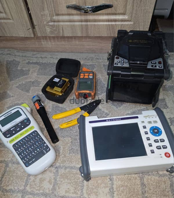 splicing machine and otdr for sale also printer, vfl light 2