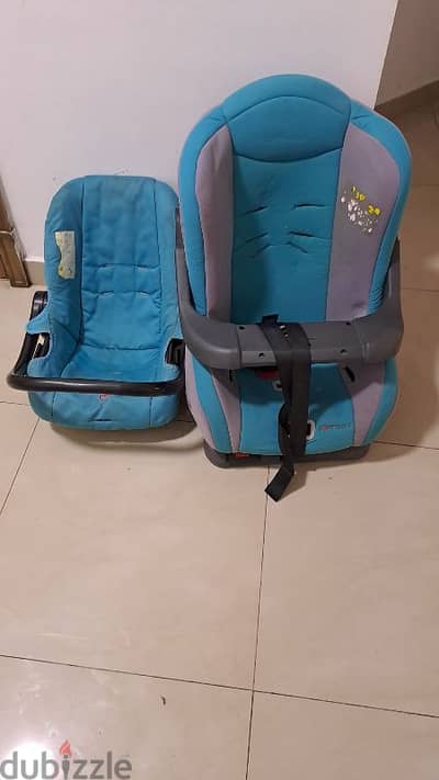 Baby Car Seat, Cribe and Support Cushion