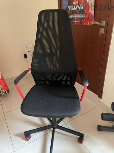 Rotating office / study chair and water dispenser