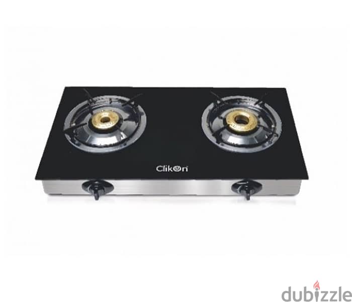 Clikon CK2146-N Two Burner Gas Stove 0