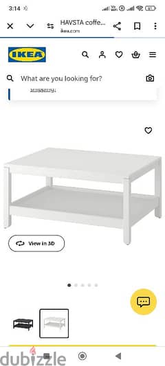 Ikea Havsta Coffee table 0