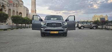 QX80 خليجي بدون حوادث ولاصبغ أعلى مواصفات سيرفس الوكاله المالك الاول 0