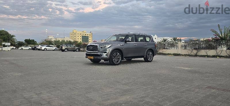 QX80 خليجي بدون حوادث ولاصبغ أعلى مواصفات سيرفس الوكاله المالك الاول 8