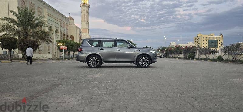 QX80 خليجي بدون حوادث ولاصبغ أعلى مواصفات سيرفس الوكاله المالك الاول 9