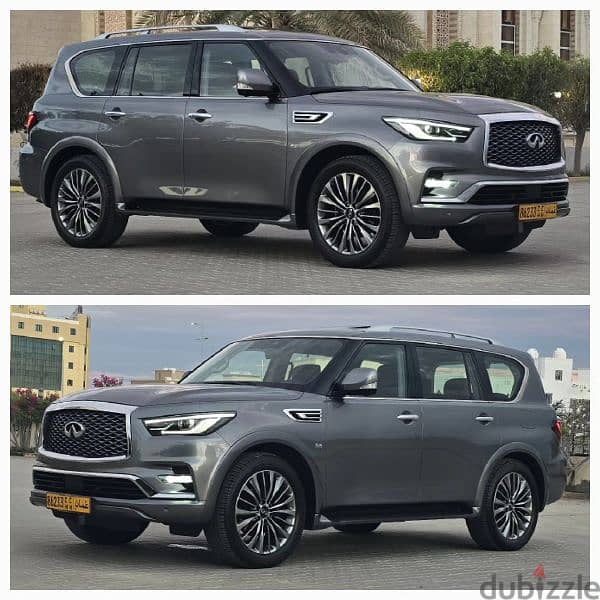 QX80 خليجي بدون حوادث ولاصبغ أعلى مواصفات سيرفس الوكاله المالك الاول 14