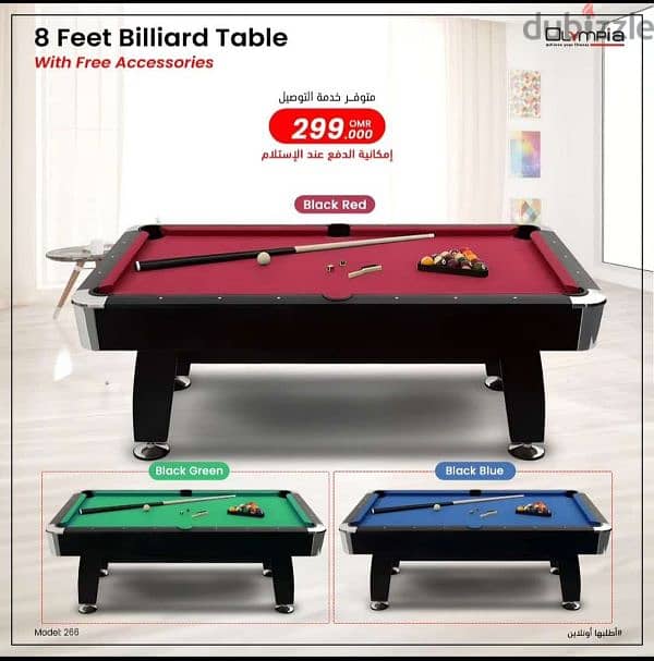 8 Feet Billiard Table 0