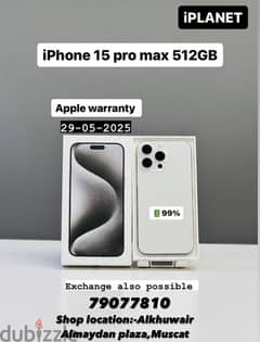 iphone 15promax 512GB | with apple warranty | clean condition 0