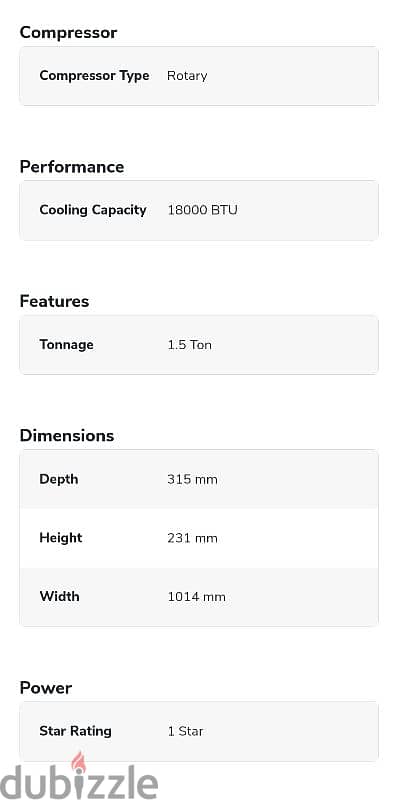 Hisense Split Air Conditioner 1.5 Ton 5