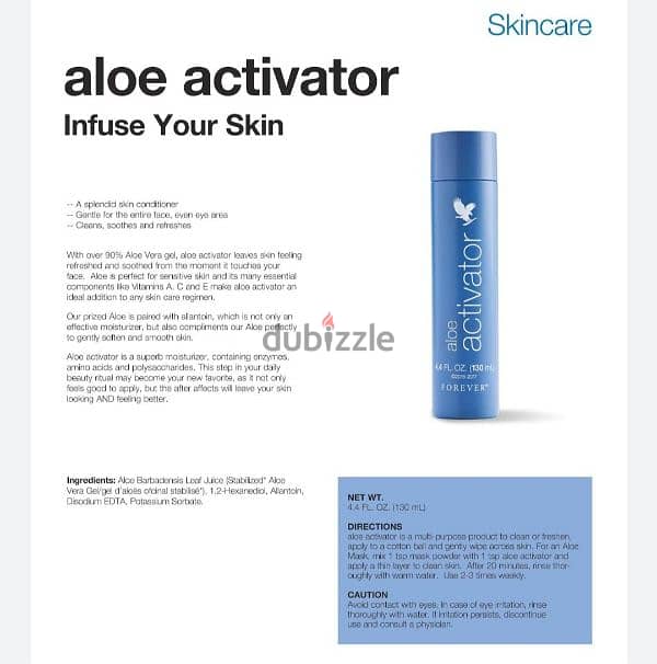 forever aloe activator 5