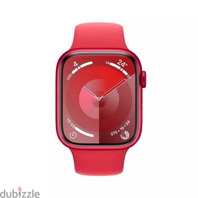 Brand New Apple Watch Series 9 45mm Red Sport Band GPS + CL