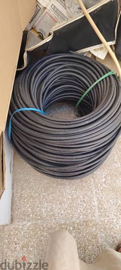 كيبل كهرباء Electric cable  6mm جديد   Single face.   two Core 0