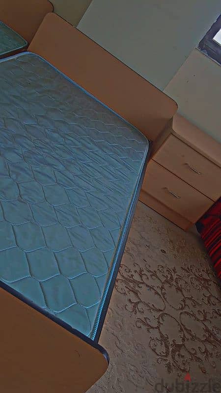 Single Bed With Mattress&Drawer 2