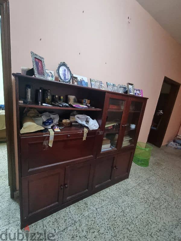 Sofa, Cupboard, 32 inch TV, wall unit 1