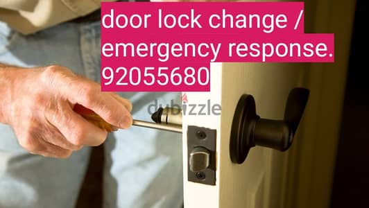 lock door open/door repair/electric lock fix/polishing work/carpenter/