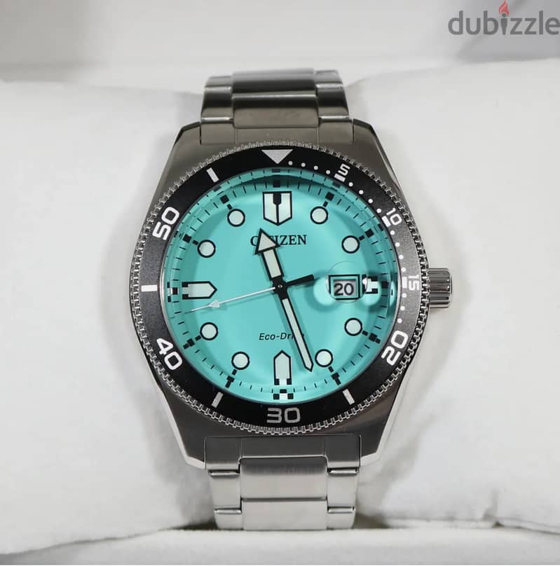 Citizen Eco-Drive Sports Turquoise Dial 1