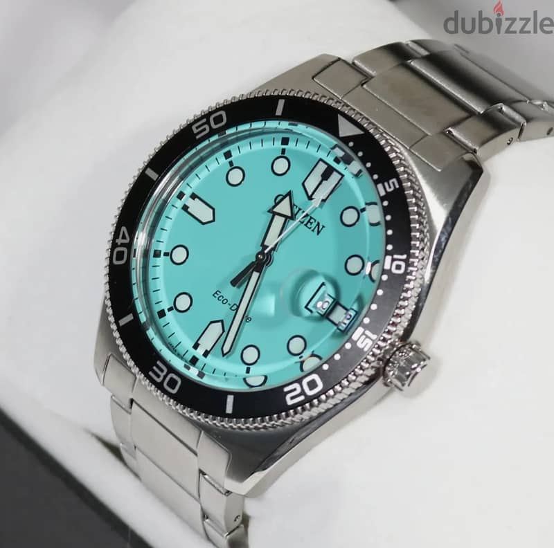 Citizen Eco-Drive Sports Turquoise Dial 2