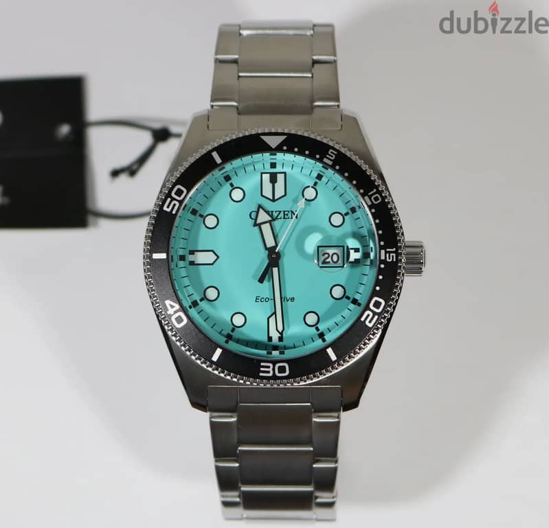 Citizen Eco-Drive Sports Turquoise Dial 4