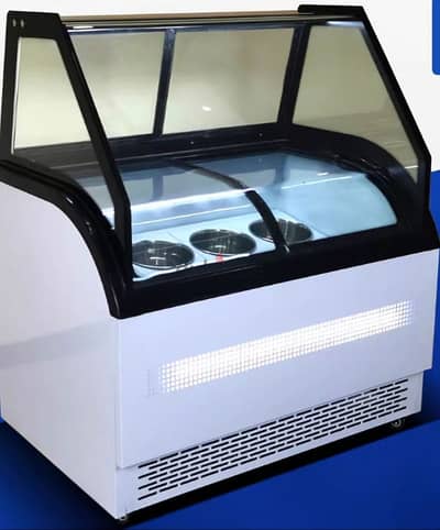 ثلاجة عرض الايس كريم جوده  جديد ice cream display refrigerator new0