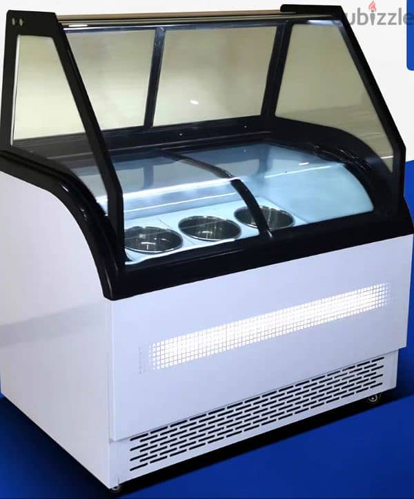 ثلاجة عرض الايس كريم جوده  جديد ice cream display refrigerator new0 1