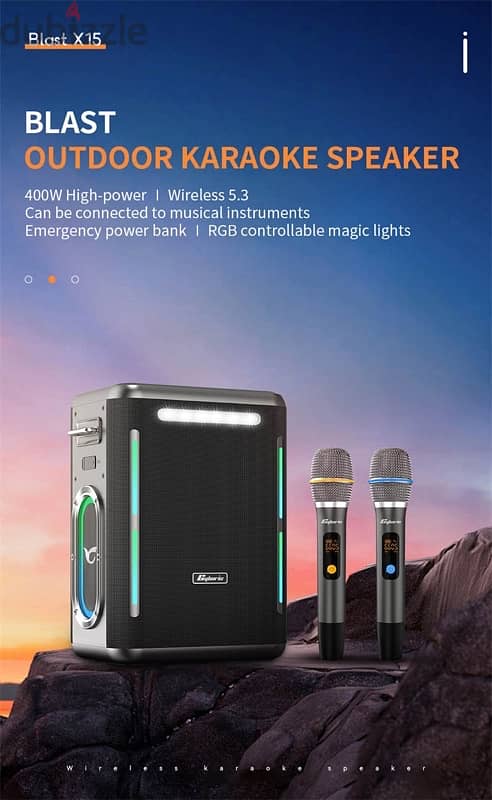 Bluetooth speaker karaoke machine 400 Watt Havy Bass at cheapest price 1