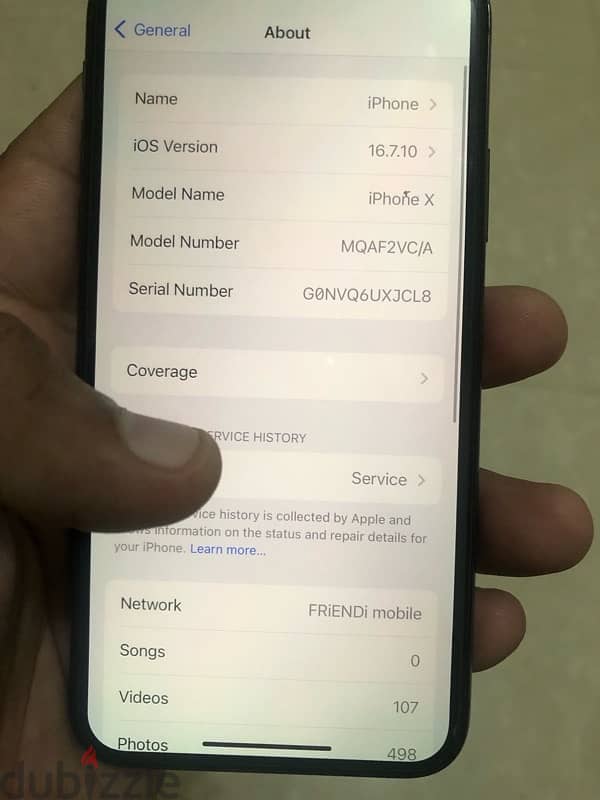 iPhone X 256gb 1