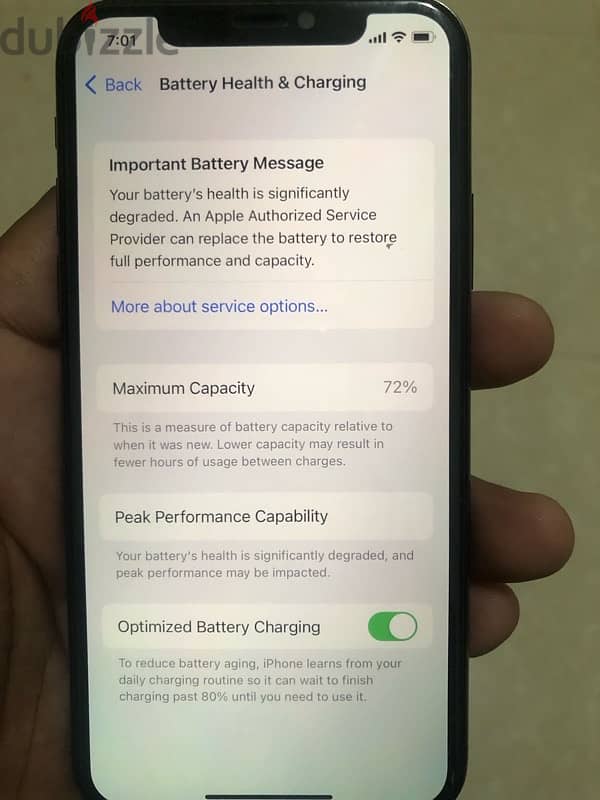 iPhone X 256gb 7