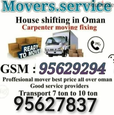 Aall Oman Mover's House shifting office villa transport service e