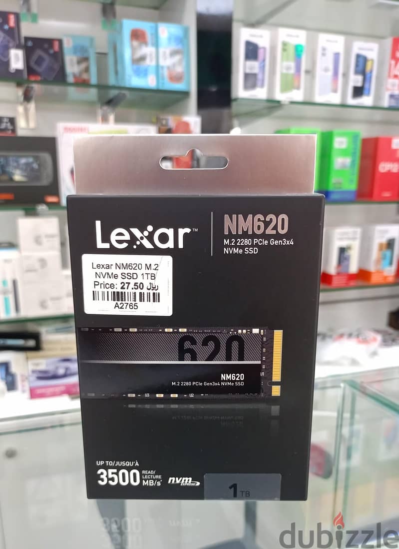 Lexar NM620 M. 2 NVMe SSD 1 TB - Brand New 0