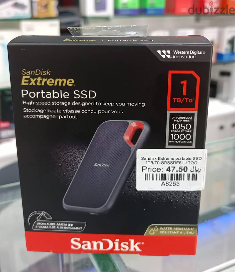 SandDisk Extreme Portable SSD 1TB - Brand New 0