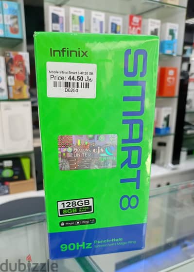 Mobile Infinix Smart 8  4 GB RAM 128 GB Storage