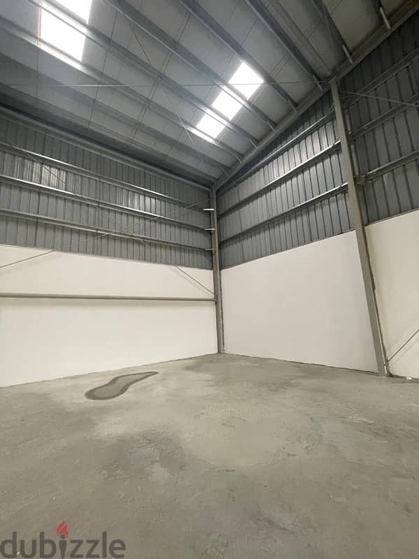 مستودعات للابجار بموقع مميز في الرسيل warehouse for rent in Al Raisal 5