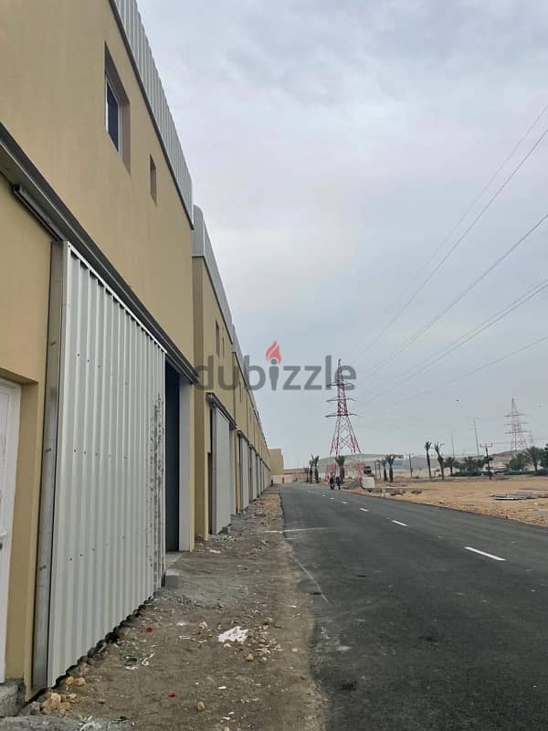 مستودعات للابجار بموقع مميز في الرسيل warehouse for rent in Al Raisal 6