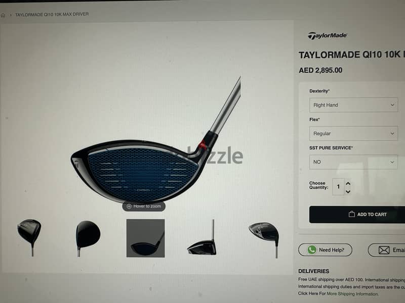 TaylorMade QI10 Max Driver and Fairway Woods - Brand New. 5