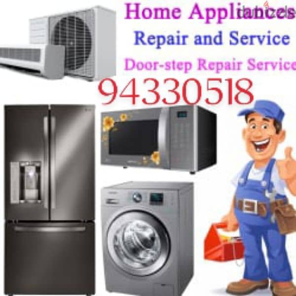 Ac Washing Machine and Refrigerator 0