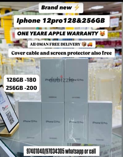 Iphone 12 pro -128 gb & 256 BRAND NEW 1Year warranty - Nice phones