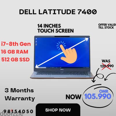 Dell Latitude 7400 touch screen